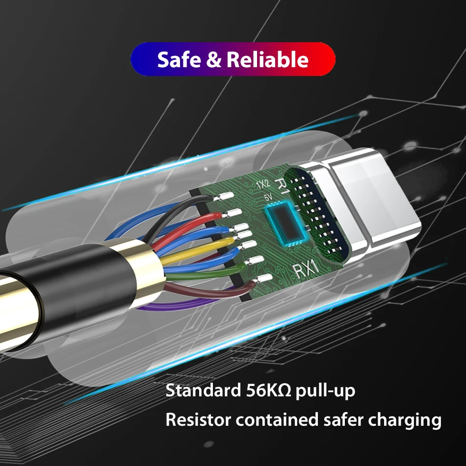 CHOETECH 3 м USB C к кабель для samsung Galaxy S9 S8 Note 9 8 Поддержка PD 60 Вт QC3.0 3A шнур быстрой