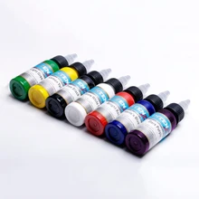 7 шт Перманентный пигмент татуировки набор чернил макияж Пигмент 30 мл Перманентный макияж чернила татуировки пигмент татуировки и боди-арт чернила