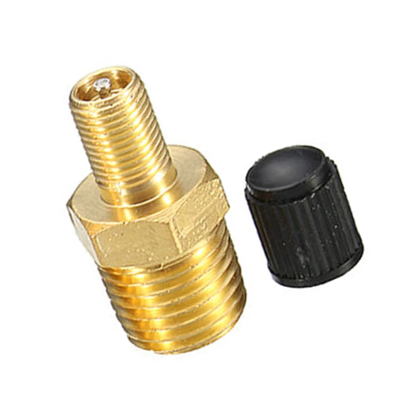 New 1/4 Inch NPT Solid Nickel Plated Brass Air Compressor Tank Fill Valve 6.35mm Male NPT Standard Thread Core Rated To 2g00psi