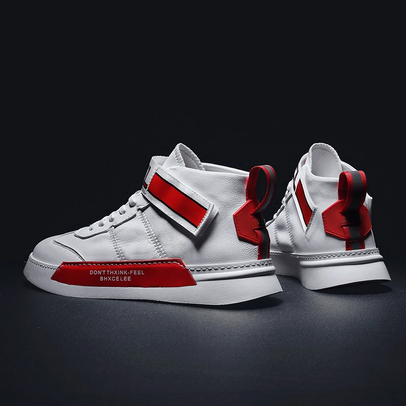 

Men's Shoes Autumn 2019 New Wild Personality High White Youth Trent Style Sports Casual Tide Shoes