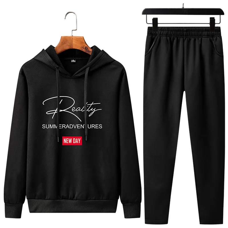 

Spring, Autumn And Winter New Style Men's Casual Hooded Set, Fashion Street, Korean-style MEN'S Sport Suit