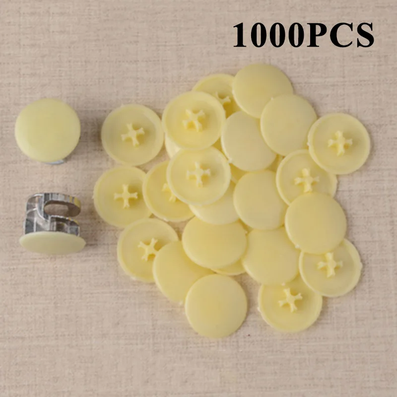 

1000x 3in1 Screws Decorative Covers Plastic Nuts Bolts Protection Snap Cap