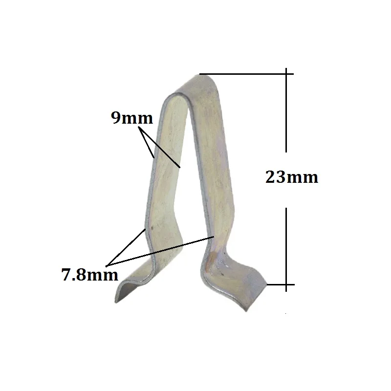 50 Pz U Cord Lock Clip In Metallo Strumento Per Auto Radio Cruscotto Pannello Dvd Trim Clip Di Fissaggio Striscia Da Pavimento Fibbia Per Vw Passat B5