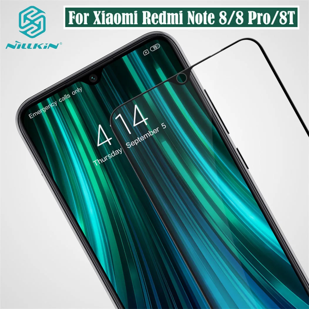 Закаленное стекло Nillkin CP + Pro для Xiaomi Redmi Note 8 PRO 8T Взрывозащищенная пленка с полным