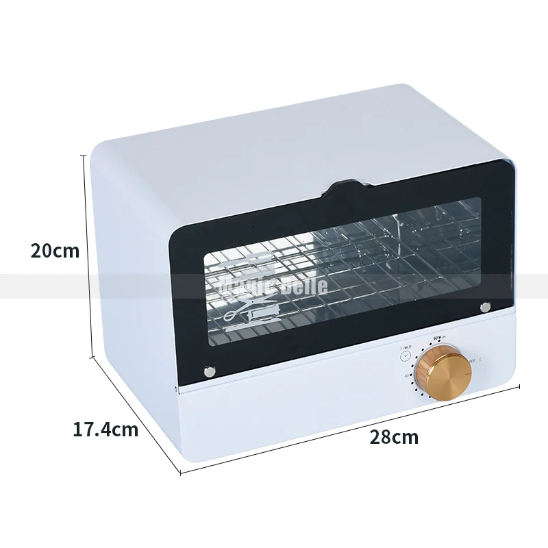 

Smart and Multifunctional Stainless Steel Nail Manicure Tools Masks Ultraviolet Sterilizer UV Sanitizer with 8L Double Layer