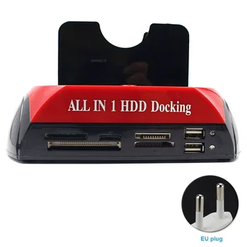

USB 3.0 With Multi Card Reader Slot Base Holder HDD Docking Station All In One For IDE\SATA Hard Drive