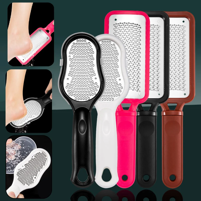 Foot File Practical Rasp Portable Pedicure Stainless Steel Callus Remover Multifunctional Dead Skin Scraper | Красота и здоровье