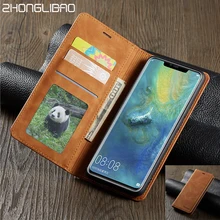 Роскошный кожаный флип чехол для Huawei Mate 20 P20 Mate20 P30 Pro Lite Nova 3e Etui