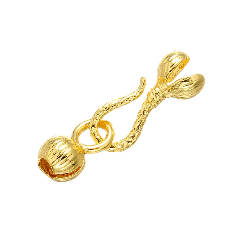 ZHUKOU 5 шт. 5,5*23 мм кубическая форма из латуни с цирконами Золотой застежка крючок для ожерелья и ювелирный браслет сделай сам фурнитура Аксессуары Модель: PK1