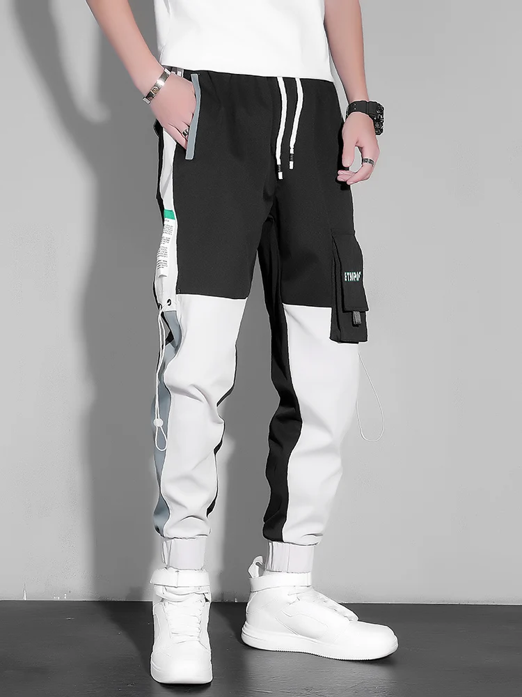 

2020 Autumn New ankle-length pants all-match ankle-binding overalls men's Korean style trendy student casual fashion brand