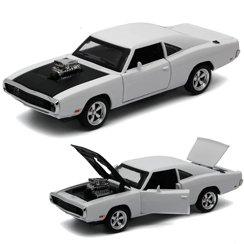 lower price  Speed-7 Vehicle Model Dodge Challenger Sports Car Children's Toy Alloy Vehicle Model