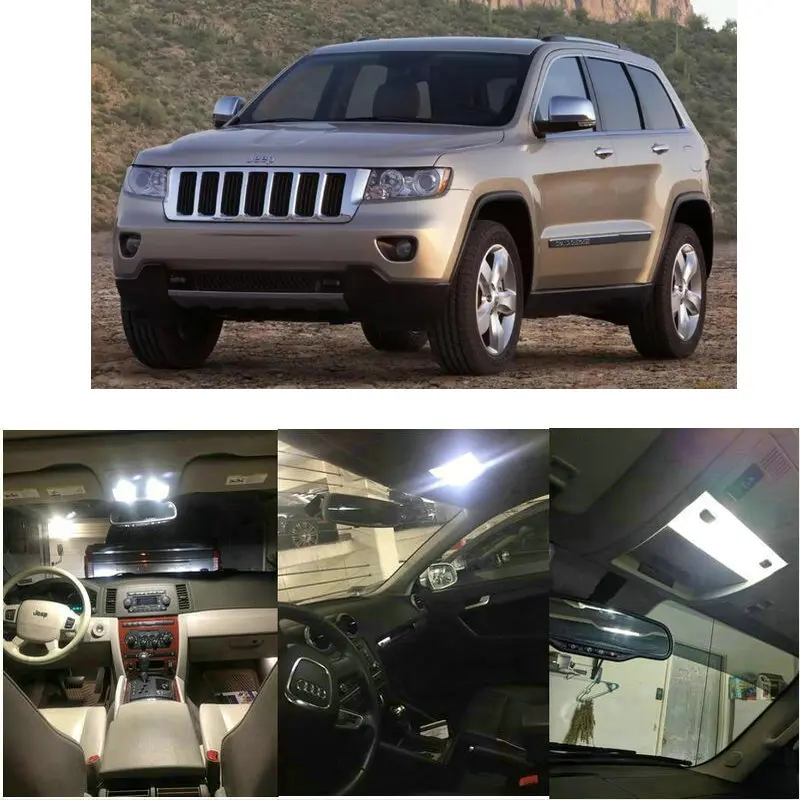 Внутренние светодиодные лампы для 2011 Jeep Compass Patriot Grand Cherokee Liberty Wrangler | Автомобили и