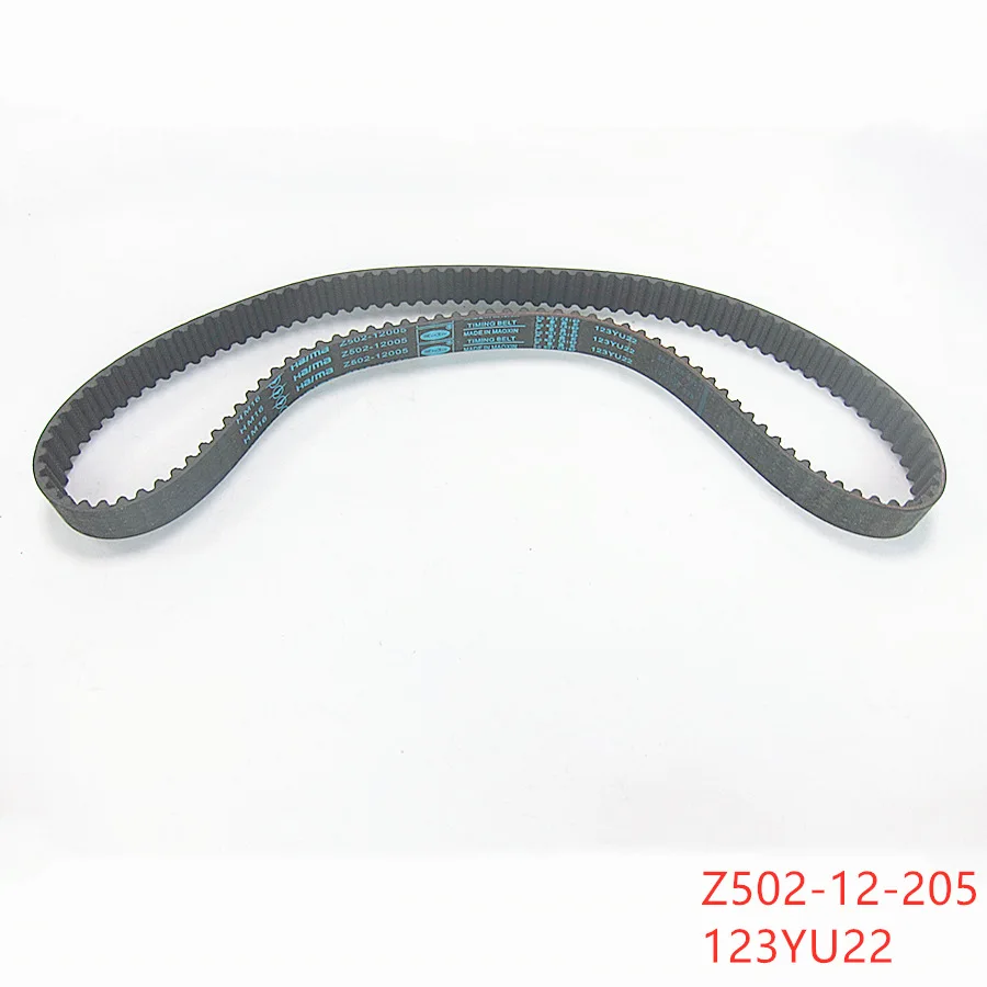 Car accessories 123YU22 engine timing belt Z502-12-205 for Mazda 323 family BA BJ 1.5 1.6