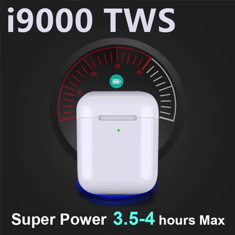 

Original TWS Wireless Bluetooth 5.0 Earbuds Earphone Auto Turn On/off Wireless Charging with HD Mic For iPhone Android Phone