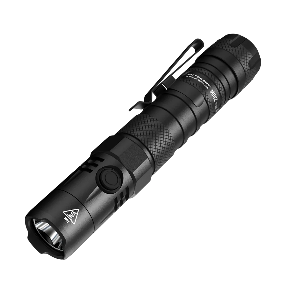 2020 NITECORE MH12 V2 светодиодный фонарик CREE XP L2 V6 1200 Lm тактический с батареей 21700 5000mal для