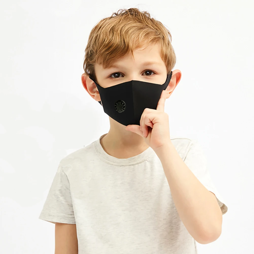 

1pc Kids Face Mask Child Mouth Mask Dust-proof Respirator Anti-fog PM2.5 Anti Virus 3D Face Mask with Breathing Valve In Stock