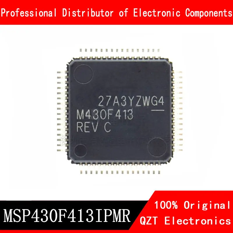 10pcs/lot MSP430F413IPMR MSP430F413 LQFP-64 Controller chip new original In Stock