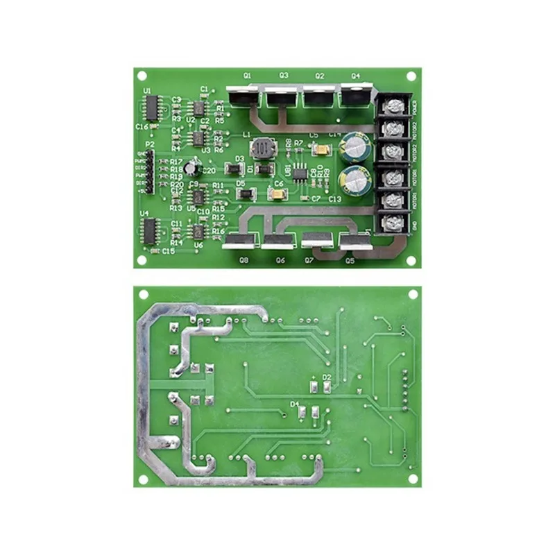 Плата двухмоторного драйвера H-мост DC MOSFET IRF3205 3-36 в 10 А Peak30A плата двигателя