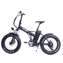 Лучший 2" CMSTD-20PZ Электрический велосипед для взрослых складной fat tire Электрический велосипед