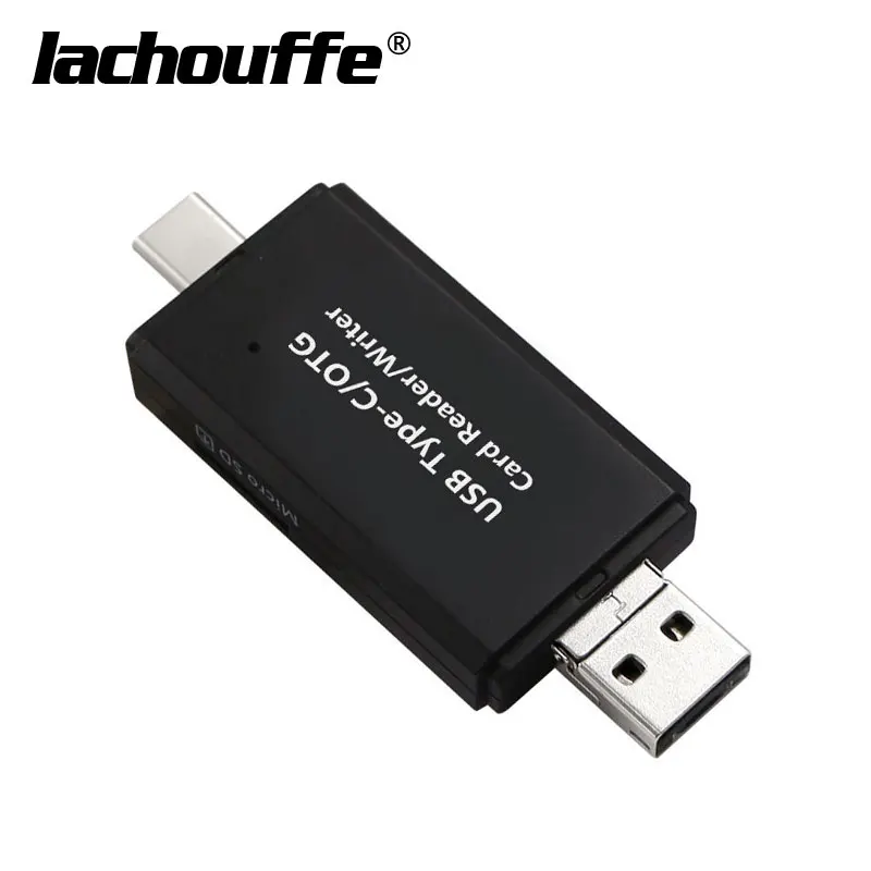 Type-C/Micro USB/OTG 3 в 1 кардридер Micro SD кардридер адаптер SD карта памяти Адаптер для type C/Android/PC deveices