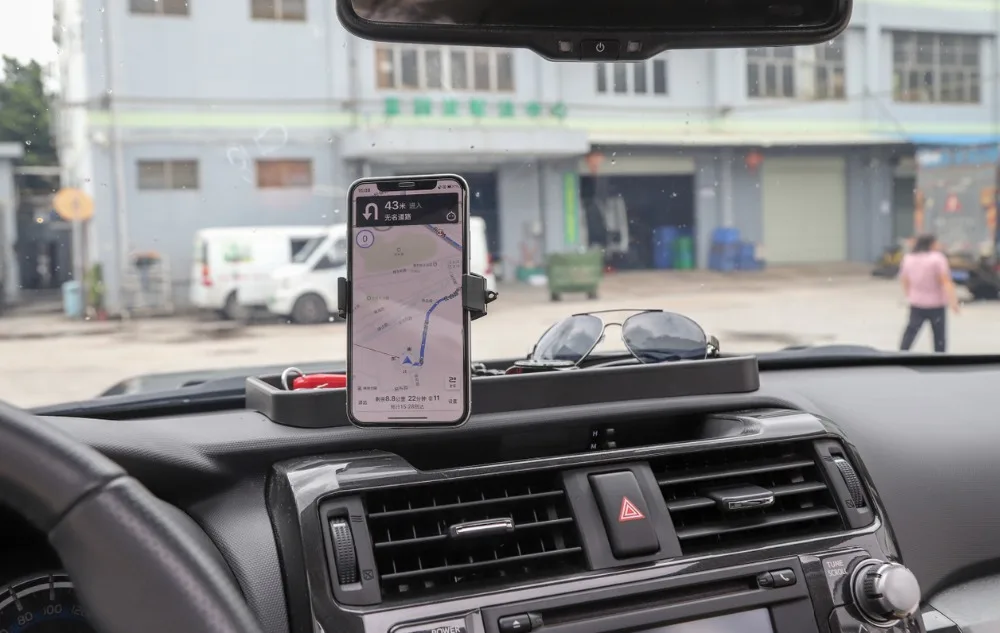 Автомобиль Центральной консоли Подставка для телефона кронштейн держатель мобильного телефона для Toyota 4runner 2010+ контейнер для хранения Контейнер аксессуары для интерьера
