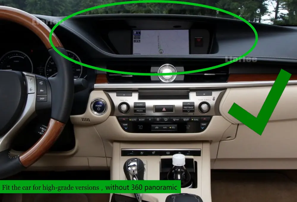 Car Radio Android Multimedia Player For Lexus ES 2013 GPS Navigation Screen System Fit For High version