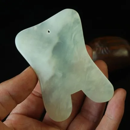 ZHANGXIUQIN в иллюстрации руководство для тела лица точки guasha терапия с CD+ 1 шт. jade gua sha доска - Цвет: only 1 pad