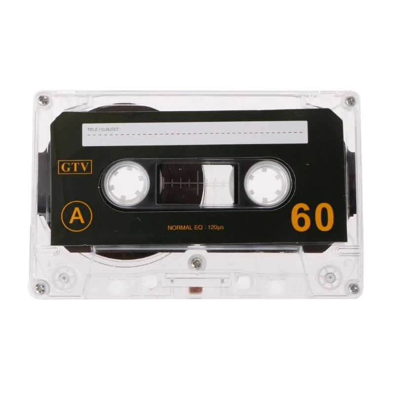 Стандартная кассета пустая лента пустая 60 минут аудио запись для речевого музыкального плеера QX2B