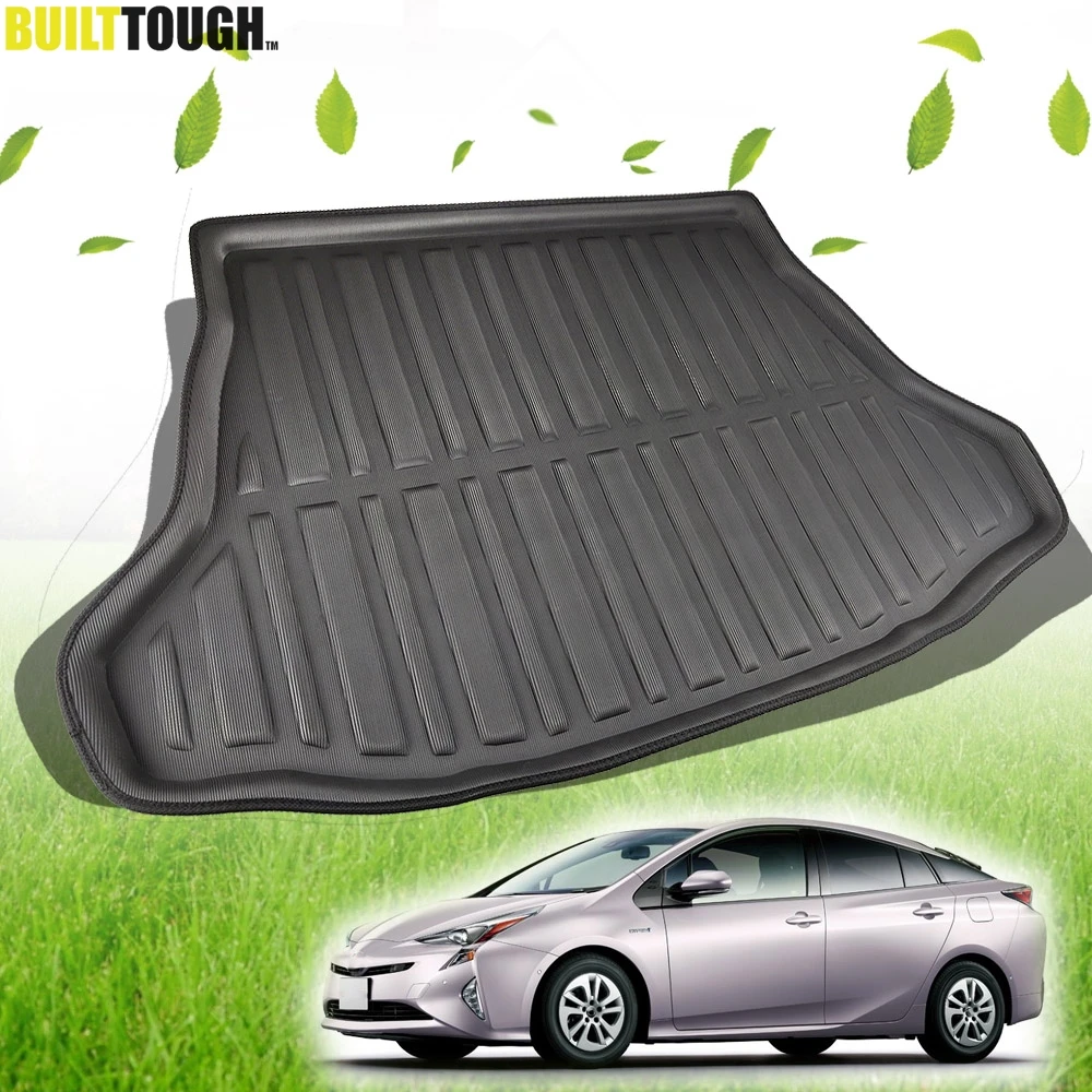 All Weather TPO Rear Trunk Mat Cargo Liner Floor Mats for Toyota Prius 2016-2020 