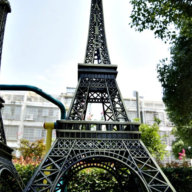 Eiffel -Torony Otthoni Greden Bútorok Díszek France Tower Metal Crafts Építési Modellje A Párizsi Torony Dekorációkról - Image 3