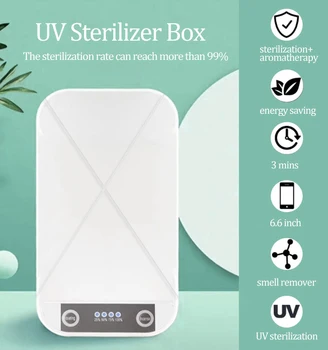 

Multi-function Sterilizer Ultraviolet Disinfection Cabinet Dryer Machine UV Sterilizer Box for Masks Mobile Phones Makeup Tools