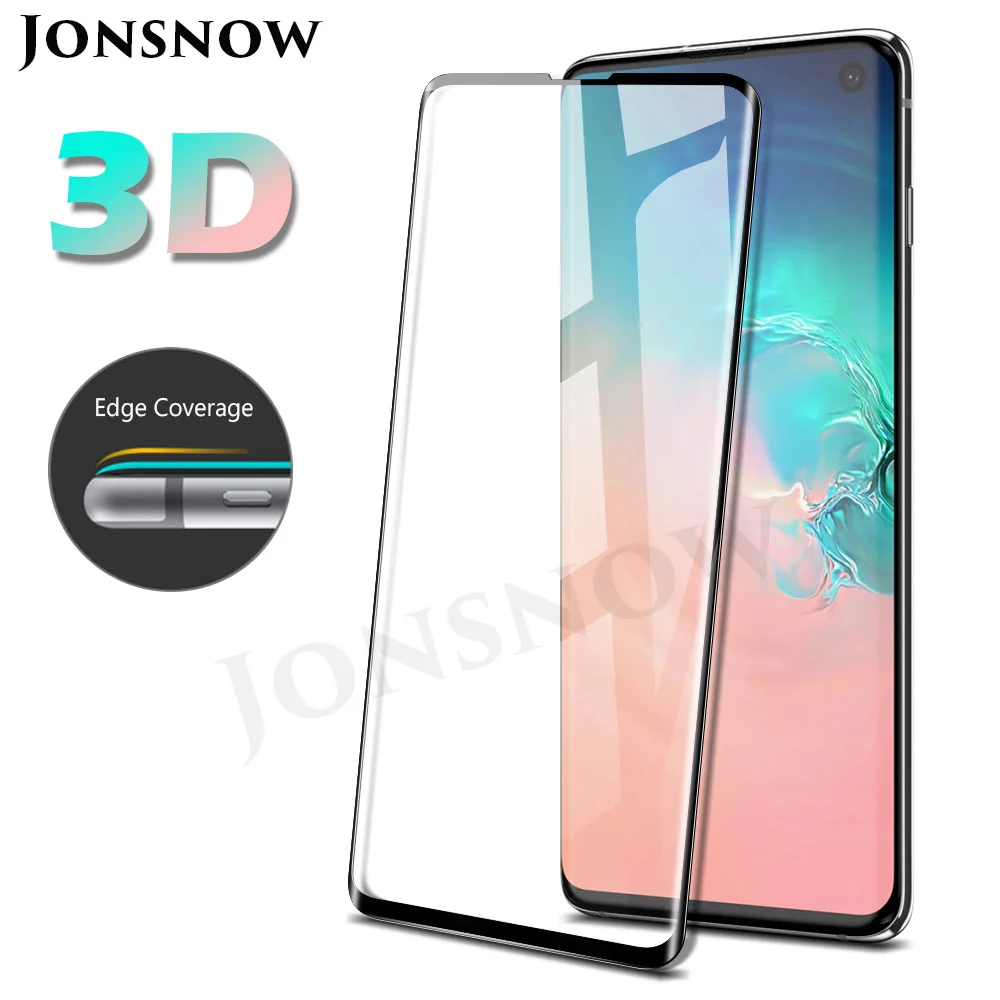 3D изогнутое закаленное стекло для samsung Note 10 Plus S10e S10+ твёрдый край протектор экрана для S9 Plus S8 Note 9 защитное стекло