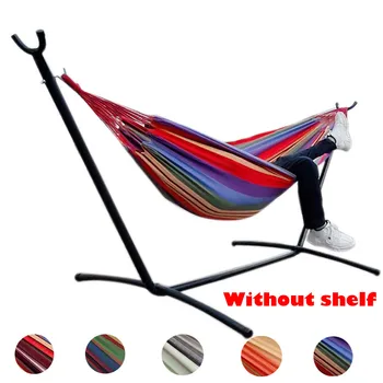 

Indoor Comfort Hanging Chair Bed Hammock Yard Striped Hanging Chair Large Hammocks Chair Thick Canvas Stripe Bed Hammock 2020