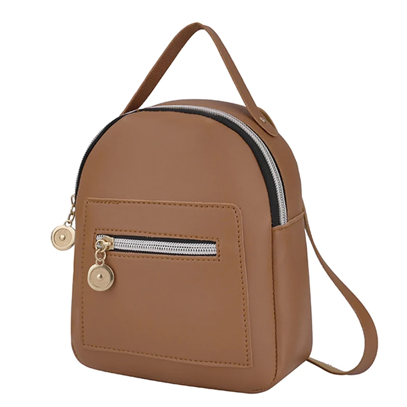 Bolsa Feminina Women Backpack Bag Zipper Large Capacity Pu Leather Fashion For Travel Mobile Phone Кошелек Женский Сумка Женская 6