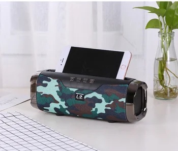 

40W High Power caixa de som Wireless Bluetooth Portable Speaker music senter system With Phone Holder Outdoor Sound Bar pk tg118