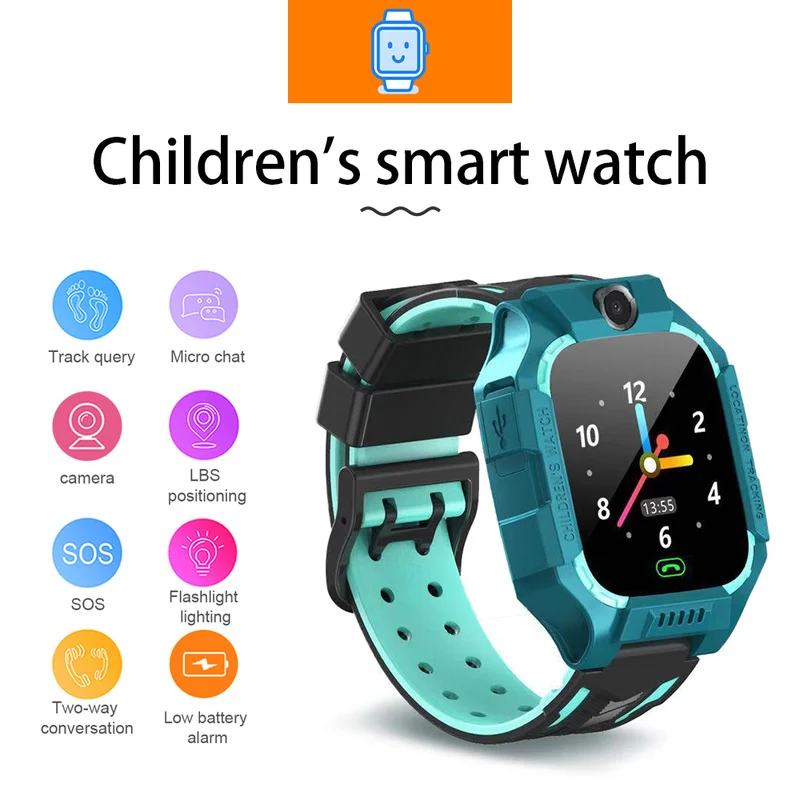 

Anti-Lost Kids Smart Watch Life Waterproof LBS Base Station Positioning Tracker SOS SIM Call Children Smart Watchs