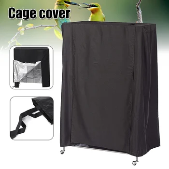

Spot Large Birds Cage Cover Durable Lightweight Solid Parrots Sleep Helper Cover Black QP2