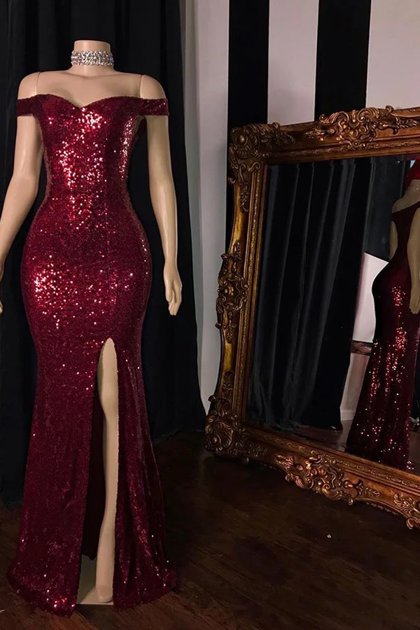 Red shining dress Outlet