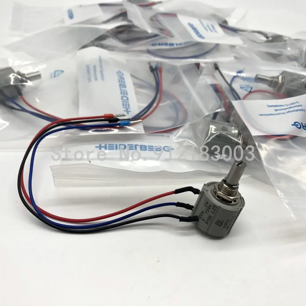 Peça 71.186.5172 10k com Cabo Potenciômetro Heidelberg Cd102 Sm102 Sm74 Máquina de Impressão 1 - Imagem 3
