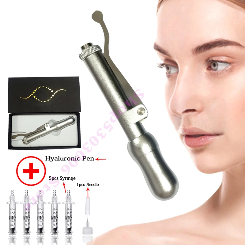 

0.3ML Hyaluronic Pen Atomizer Hyaluronic Acid pen lip Injection Gun Wrinkle Removal Lifting Lip Noninvasive Nebulizer meso gun