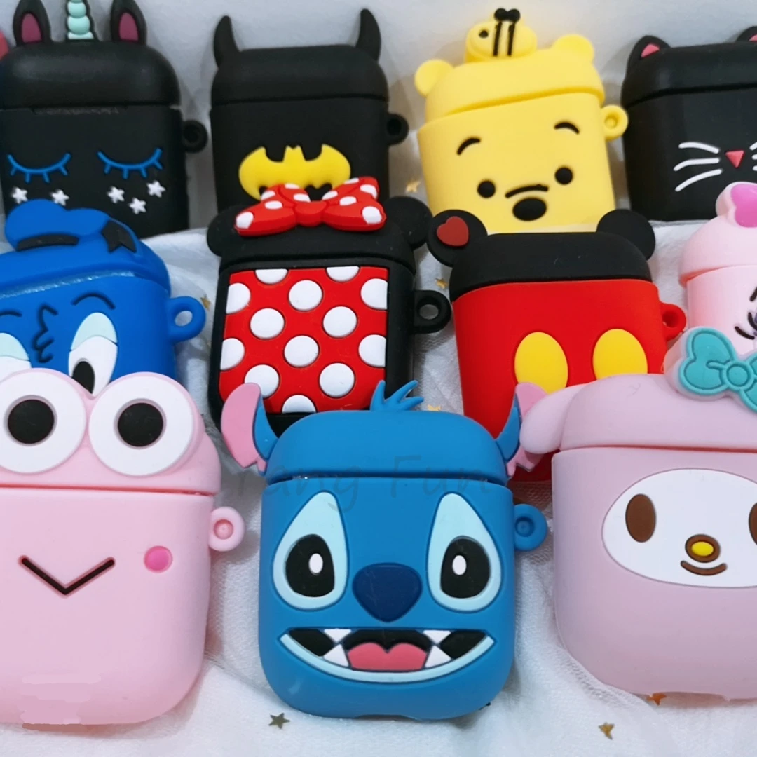 

Free Drop Shipping Winnie Bear Cute Cartoon Earphone Case for AirPods Pro Silicone for Airpods 3 Protective Cover Accessories