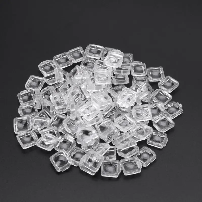100 шт./лот объектив для 5050 LED WS2812 APA102 WS2811 SK6812 30 60 140 градусов широкоугольный с