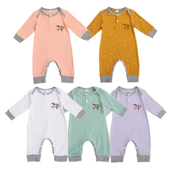

2020 Autumn Spring Baby Romper Long Sleeve pajamas Newborn clothes for boys jumpsuit Baby Outfits Clothing overalls for newborn