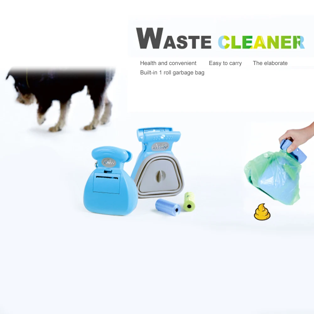 Горячая ПЭТ Pooper Scooper ручка захват, совок для уборки собачьих экскрементов для уборки животных отходов собак щенков кошек отходов pick er чистящие средства для путешествий на открытом воздухе