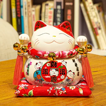 

Piggy Bank Paper Money Cat Decoration Opening Gift Savings Bank Shop Coin Bank Fortune Cat Salvadanaio Save Money Box ED50MB
