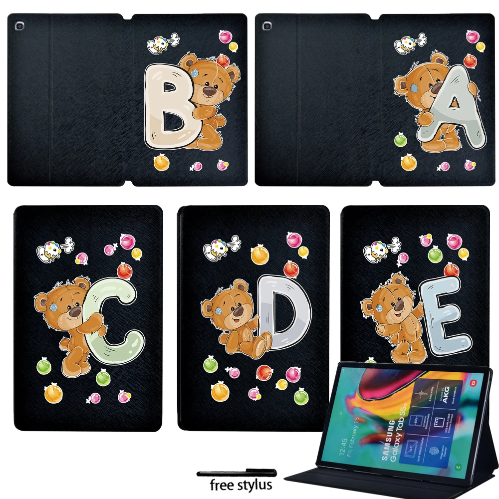 

Tablet Case for Samsung Galaxy Tab A 10.1(T510/580)/A 7.0 T280/A 9.7 T550/A 10.5 T590/E 9.6 T560/S5e T720 - Cartoon Leather Case