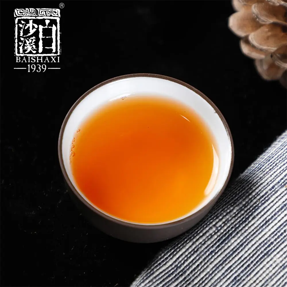 Упаковочная коробка для Темного Чая Baishaxi 338 г золотой цветок фу ча 1953 Anhua 2019| |