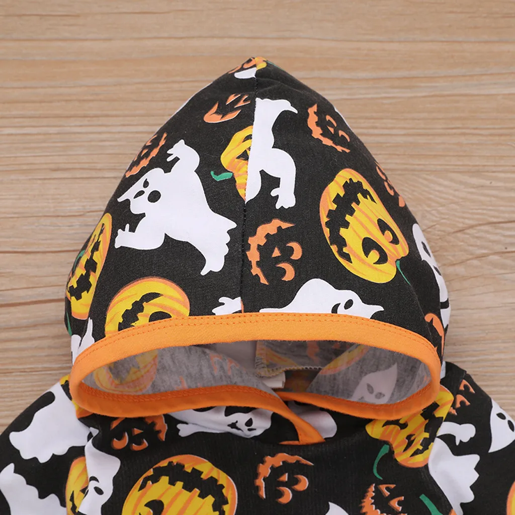 Newborn Baby Girl Clothes Newborn Infant Baby Boy Hooded Romper Jumpsuit Pumpkin Halloween Outfits Costume детские вещи Clothes