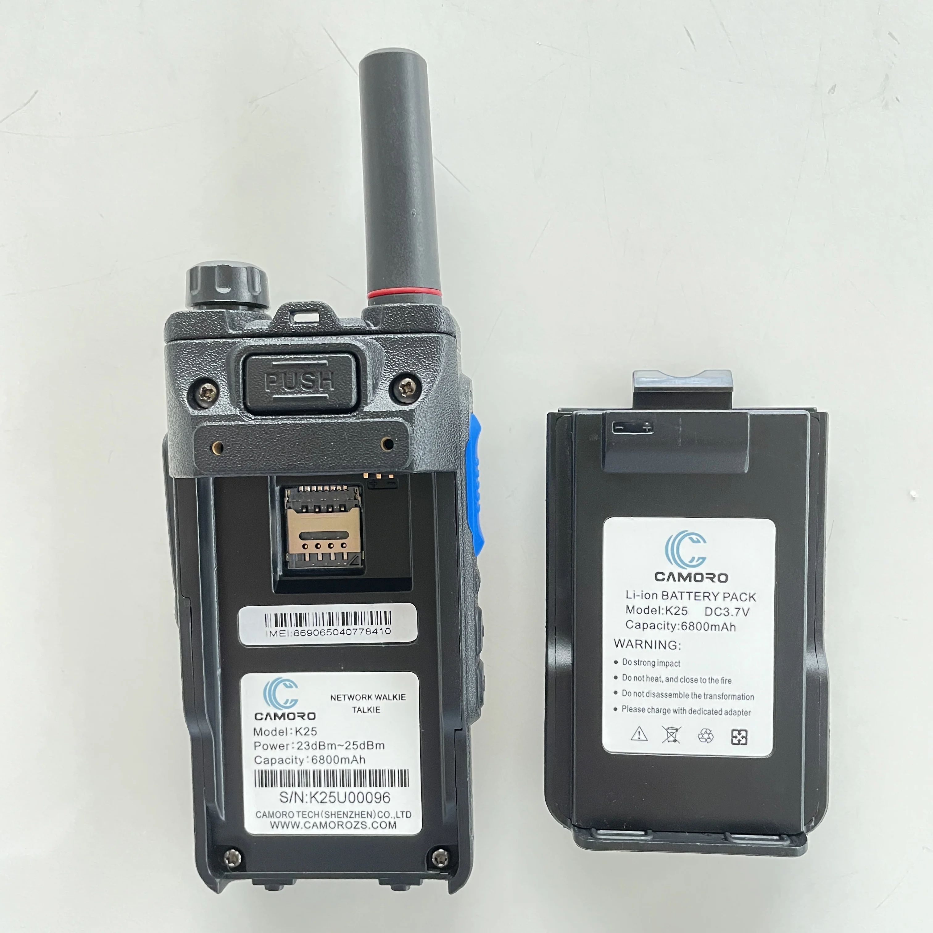 6800 мАч 4G Gps тележка Talki Zello Mini Walkie Talkie большой диапазон мобильный Ham POC радио
