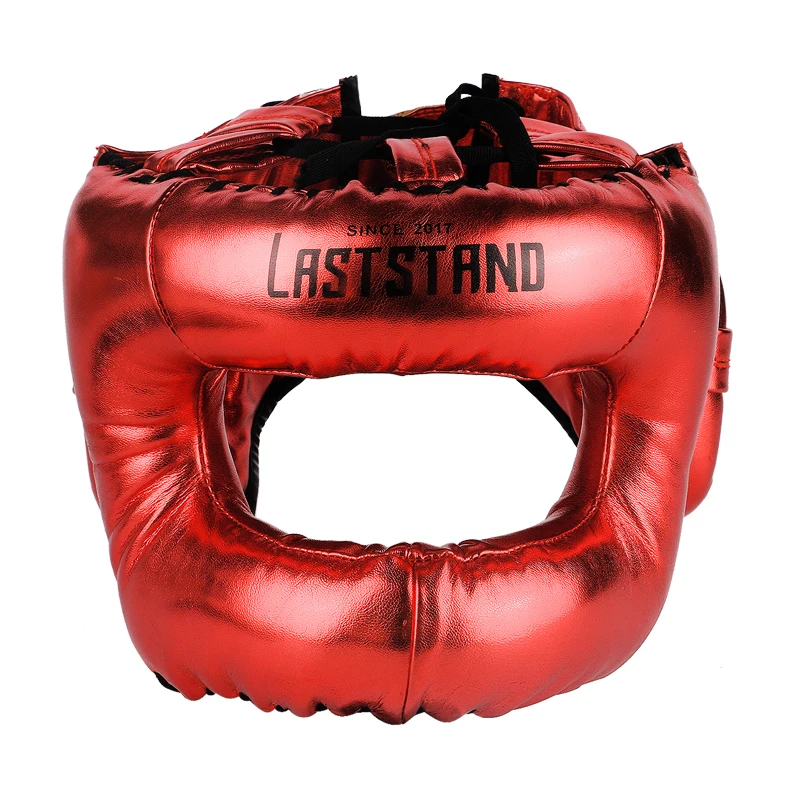 Billig Professionelle Erwachsene männer frauen Kick boxing sanda mma helm vollen schutz zu schützen nase kostenlose kampf strahl volle gesicht kopf getriebe